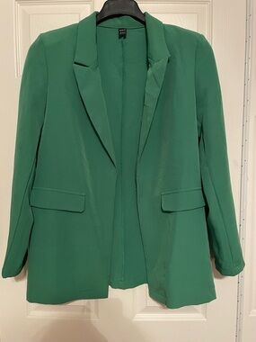 H&M Emerald Green Open-Front Blazer